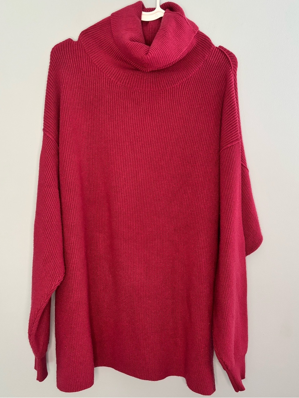 Free People Sweater Women Small Softly Structured Tunic Cable Knit Oversized